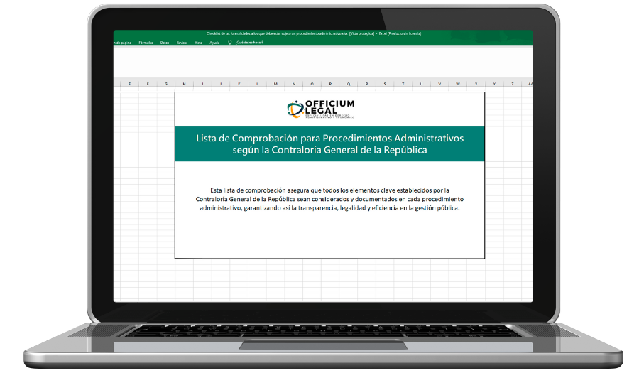 Checklist de las formalidades a los que debe estar sujeto un procedimiento administrativo Checklist de las formalidades a los que debe estar sujeto un procedimiento administrativo
